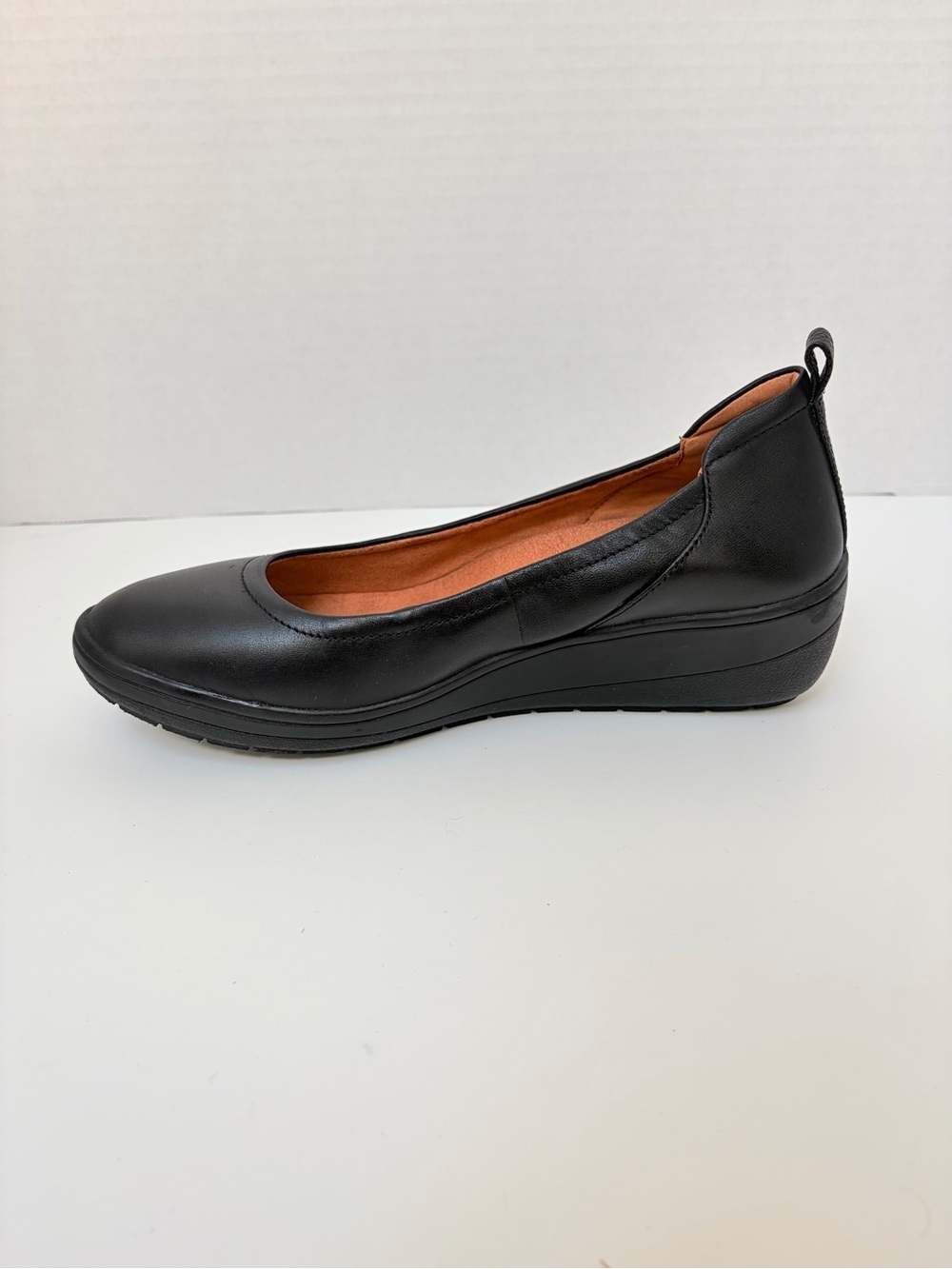 Vionic Jacey Platform Loafers Slip On Flats Comfort Shoes Leather Black Size 8.5 - Picture 5 of 12